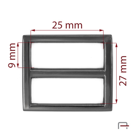 Regulator 25 mm czarny 3600590