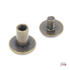 Screw 7 mm old brass 52007200