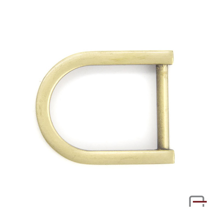 D-ring 20mm satin old brass 3606021