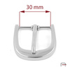 Women's Buckle 30 mm nickel 1506812
