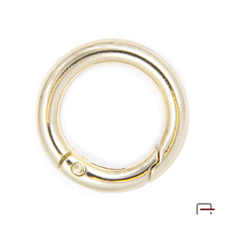 Metal Ring Carabiner 16 mm gold 3711350