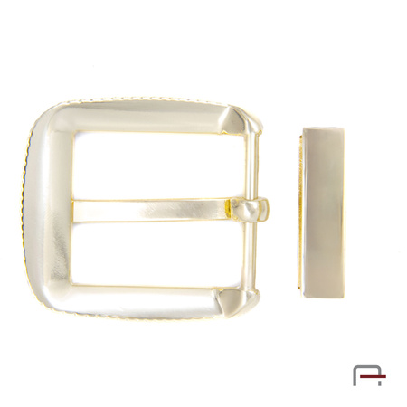 Buckle 30 mm + loop gold 51458540 (nickel free)