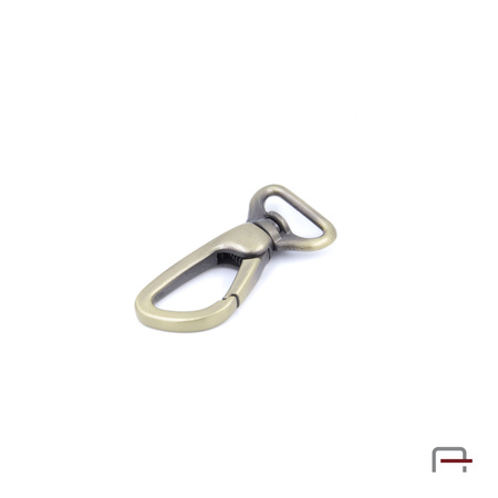 Snap Hook 19 mm satin old brass 3235621