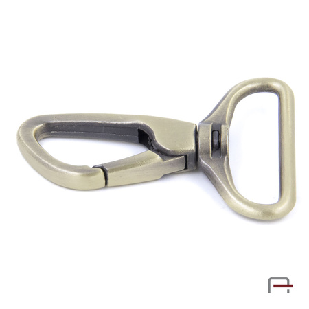 Snap Hook 32 mm satin old brass 3235821