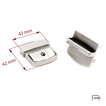 Briedcase Lock - Tuck Lock Nickel 3100112