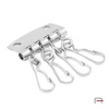 Key holder with 4 hooks nickel 5102210