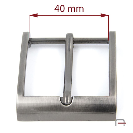 Klamra męska 40 mm czarny satynowany 2301891