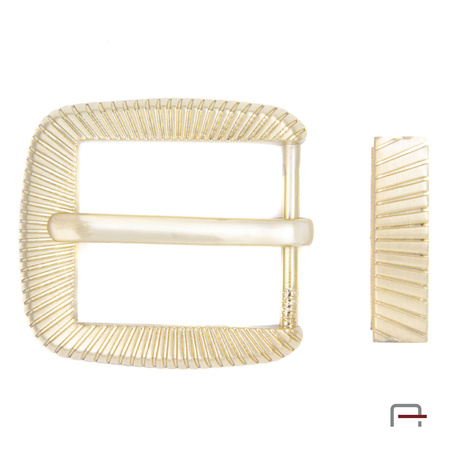 Buckle 30 mm + loop gold 51458540 (nickel free)
