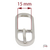 Klamra damska 15 mm nikiel satynowany 1201611