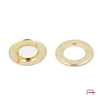 Eyelet with fins 15 mm gold 51007500