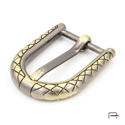 Klamra damska 20 mm stare złoto satynowane 1309821