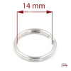 Key Ring 14 mm Nickel 42014100