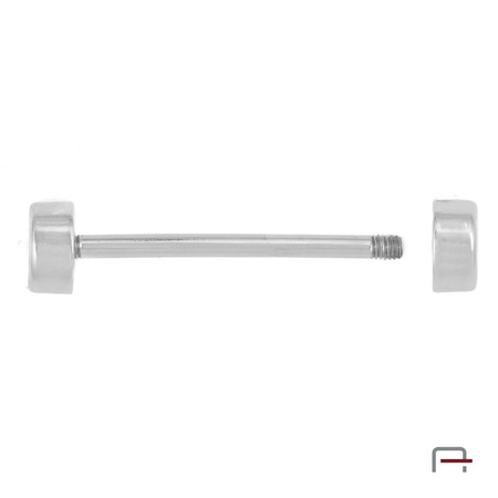 Handbag metal barbells 31 mm nickel 3901312