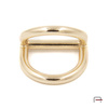 Double D-ring 18 mm gold 3605953