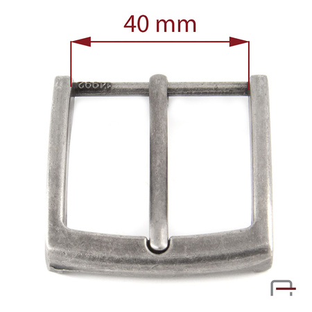 Klamra męska 40 mm stary nikiel 2307832