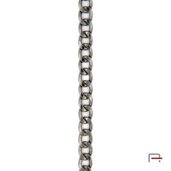 Steel chain black nickel 4115090