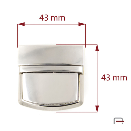 Zamek Tik-Tak Nikiel 3106512