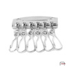 Key holder with 6 hooks nickel 5102710