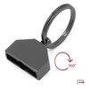 KEY RING ELEMENT BLACK NICKEL 4501090