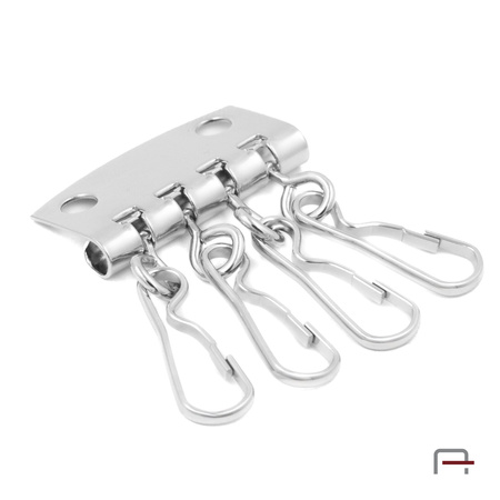 Key holder with 4 hooks nickel 5102210