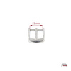 Buckle 25 mm nickel 1405112