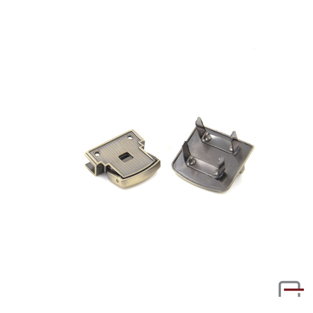 Tuck Lock satin old brass 3106421