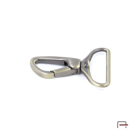 Snap Hook 38 mm satin old brass 3235921