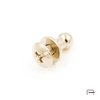 Knopik 5 mm złoto 52101500