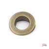Eyelet with fins 15 mm old brass 51007200