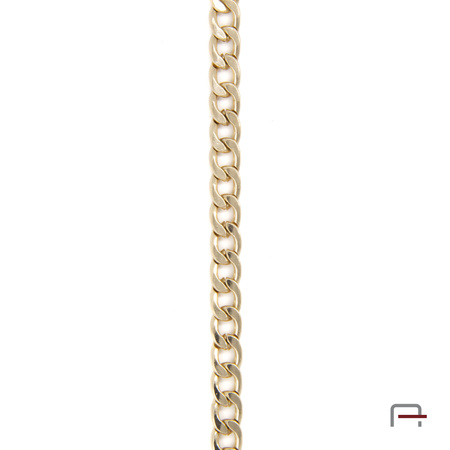 Steel chain 9x6x1,6 mm gold 4100950