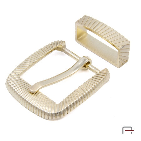 Buckle 30 mm + loop gold 51458540 (nickel free)