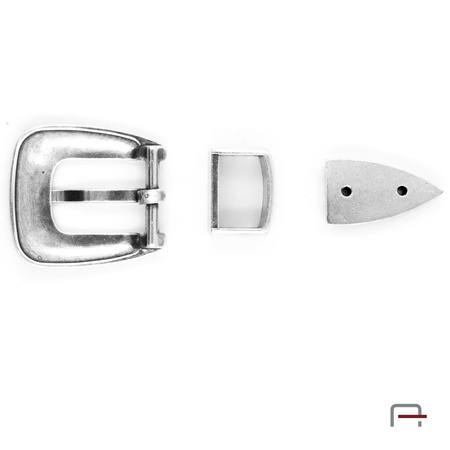 Klamra do paska 20 mm + szlufka + końcówka 5132533 (bez niklu)