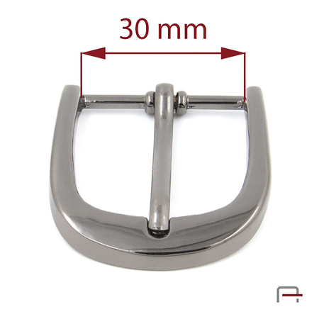 Klamra damska 30 mm czarna 1506890