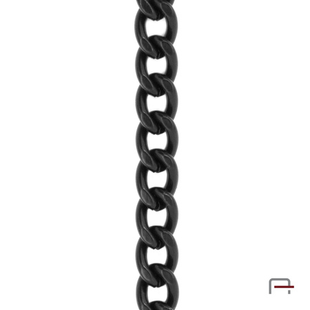 Steel Chain 8x6x1,5 mm black matt 4101345