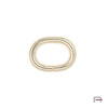 Owal 19 mm, drut 4 mm złoto 35100500