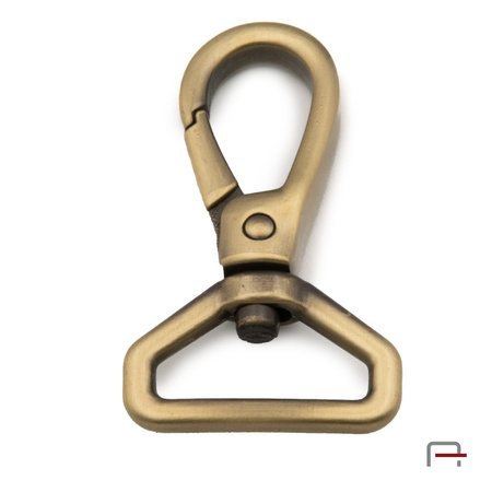 Snap Hook 20 mm satin old brass3231721