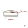 Loop 35 mm nickel 5411210
