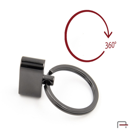 KEY RING ELEMENT black nickel 4500990