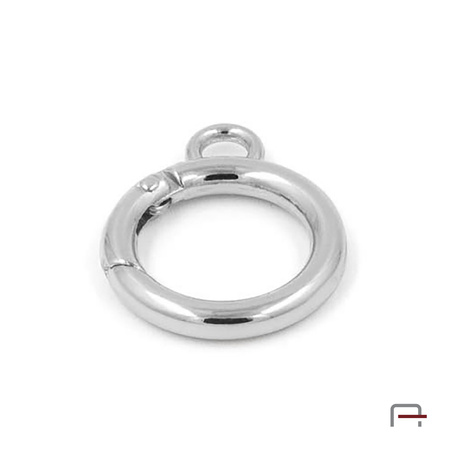 Metal Ring Carabiner with handle nickel 3708412