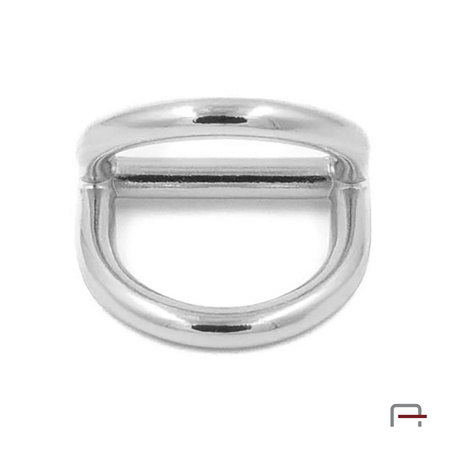Double D-ring 18 mm nickel 3605912