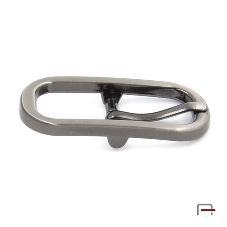 Women's buckle 15 mm satin black nickel 1201691