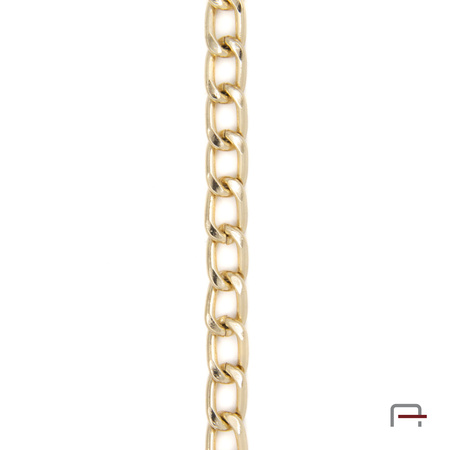 Steel chain 13x8x2 mm gold 4101150