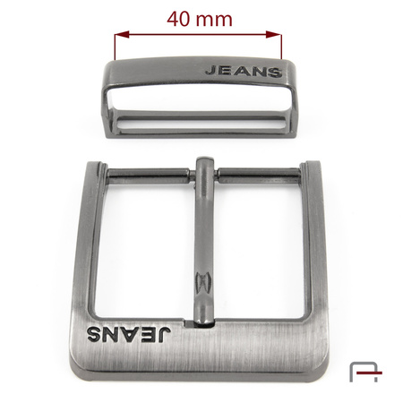 Buckle + buckle loop 40 mm 2402291