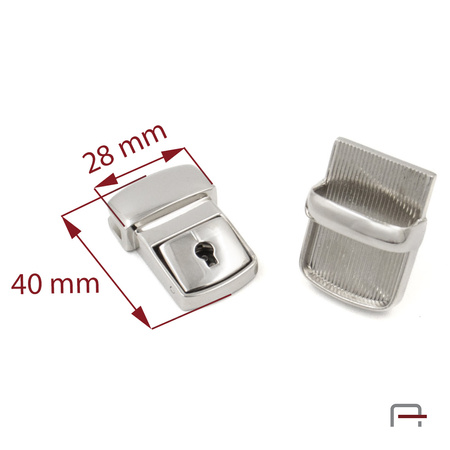 Zamek Tik-Tak Nikiel 3104412