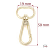 Snap Hook 19 mm gold 3235151
