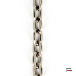 Steel Chain 12x8x2 mm nickel 4112612