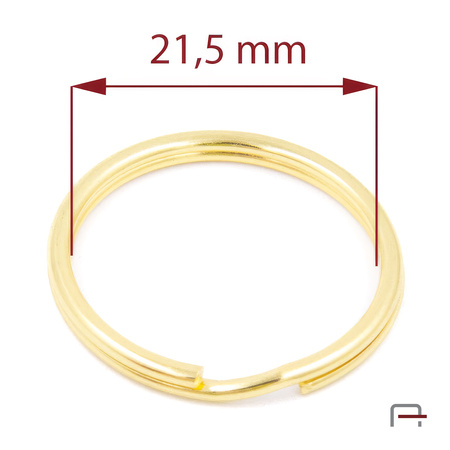Key Ring 21,5 mm gold 42022500