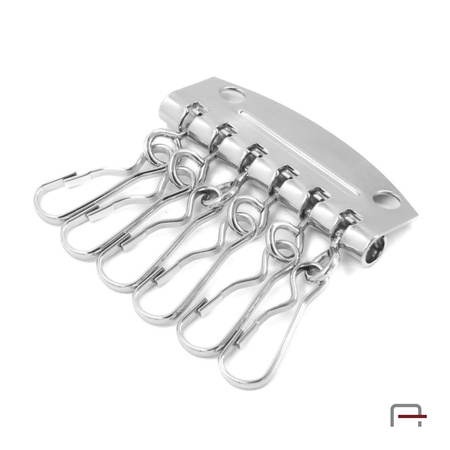 Key holder with 6 hooks nickel 5102710
