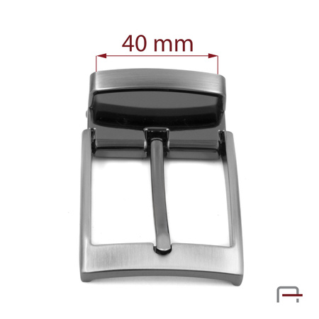 Clip Buckle 40 mm Satin Black Nickel 2662091