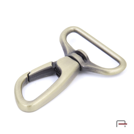 Snap Hook 32 mm satin old brass 3235821
